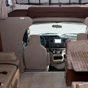 El Monte Cabover Style FS31 Slideout RV – 8 Berth – main cabin