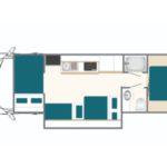 Cabover Style FS31 Slideout RV – 7 Berth Layout 2