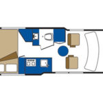 CanaDream Run of Fleet – 2 Berth-dvc-night-layout