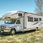 RB Class C 29-31 Motorhome – 7 Berth_Exterior_horizontal_front_slideout_open