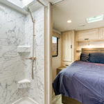 RB Class C 29-31 Motorhome – 7 Berth_Interior_bedroom_bathroom_shower