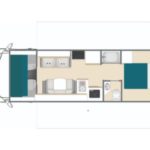 Class C Large RV – 6 Berth Layout