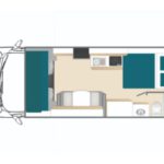 Class C Medium RV – 5 Berth Layout