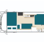 Class C Small RV – 4 Berth Layout 2