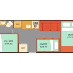 CS 23 Motorhome – 6 Berth-floorplan-night