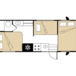 RB Class C 23-25 Motorhome – 5 Berth Layout 2